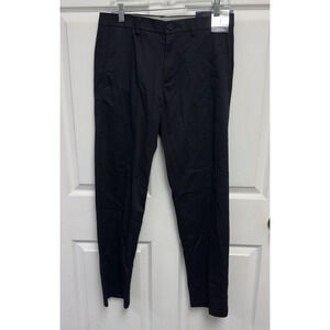 Haggar Perfect Fit Waistband Dress Pants Men Size 30x30 Black